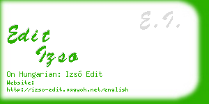 edit izso business card